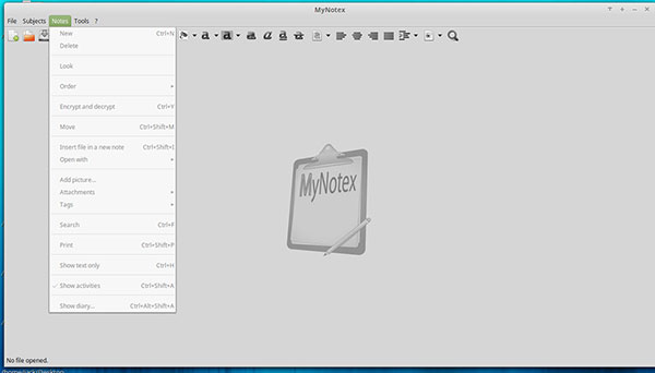 MyNotex screenshot
1