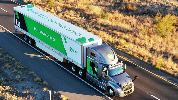 usps and tusimple will conduct a pilot project using self-driving trucks to haul mail